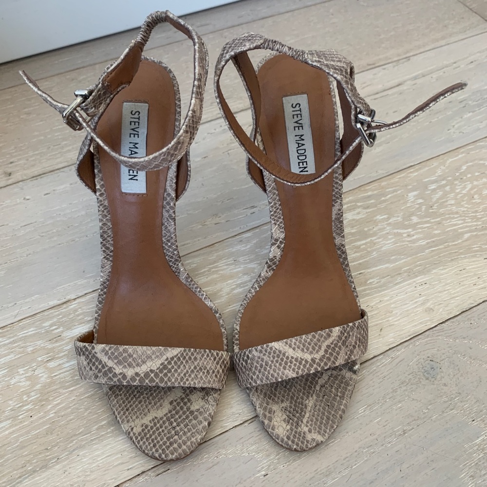 Steve Madden Snake Print Heel